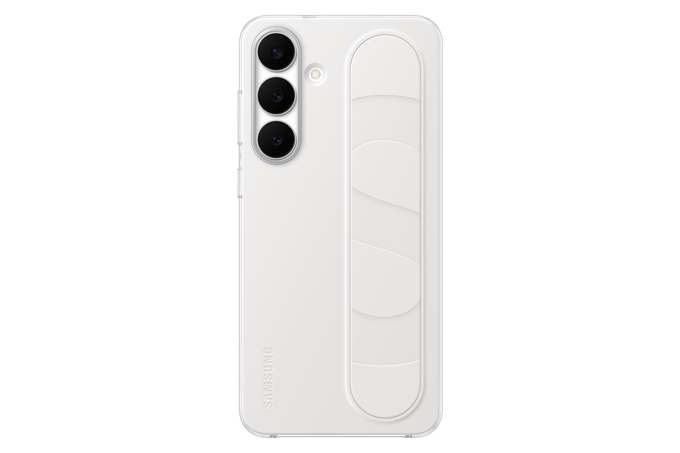 Originele Standing Grip Case voor de Samsung Galaxy S25 FE - Wit