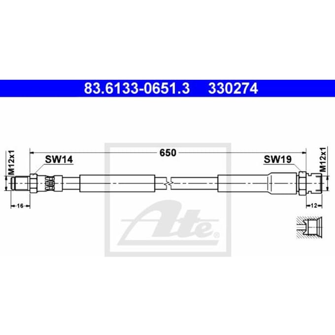 Remleiding ATE 83.6133-0651.3