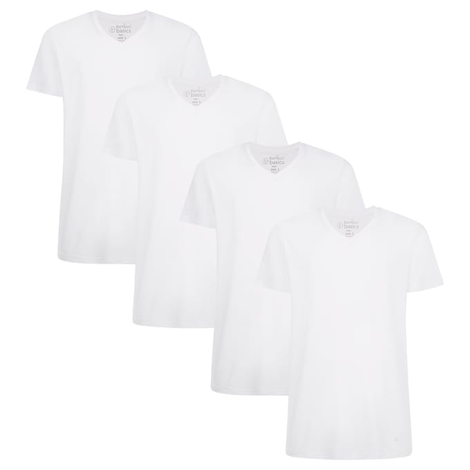 Bamboo basics T-shirt VELO Verpakking van 4