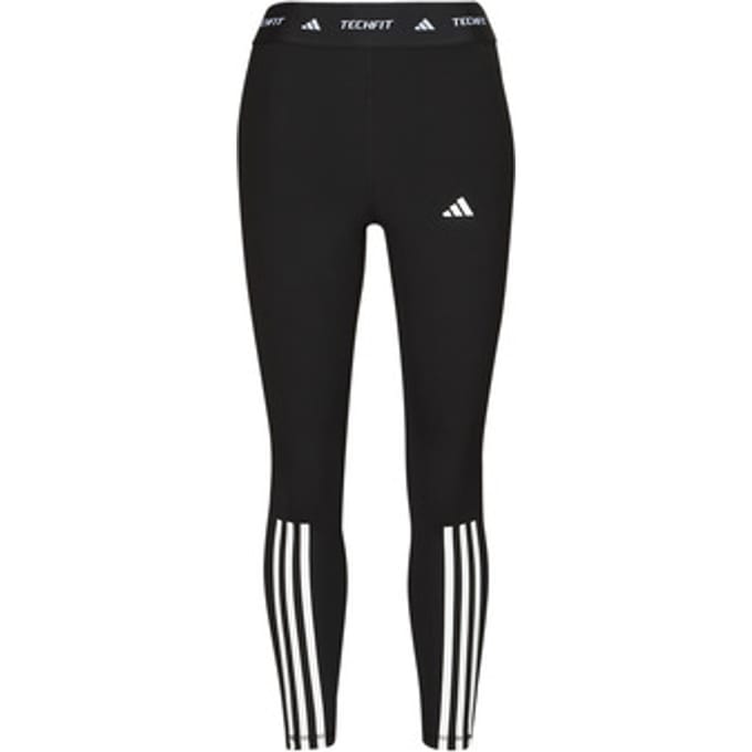 Adidas Techfit 3 Stripes 7/8 Leggings Zwart XL Vrouw