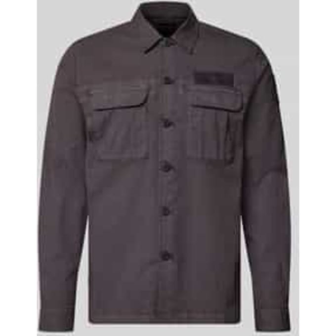 Regular Fit vrijetijdsoverhemd met borstzakken model 'cavalry'