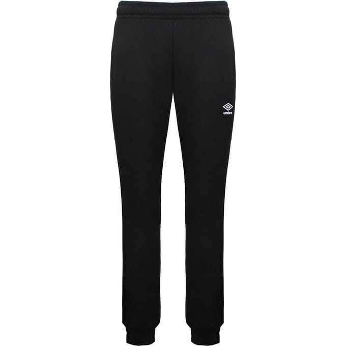 Umbro Tapered Fleece Heren Zwarte Trainingsbroek