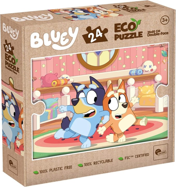 Lisciani Dubbelzijdige Puzzel 24 Stuks - Kleur & Puzzel voor Kinderen Vanaf 3 Jaar