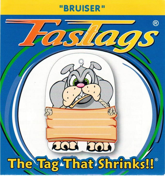 FasTags Hondenpenning om zelf te maken ‘Bruiser’