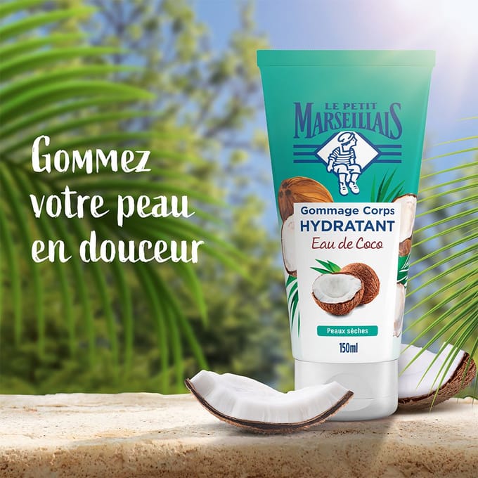 Le Petit Marseillais Kokoswater Hydraterende Lichaamsscrub 150 Lichaamsverzorging