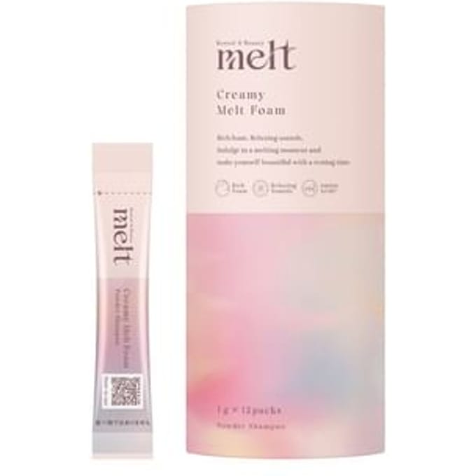 Kao - Melt Creamy Melt Foam Powder Shampoo 12 pcs