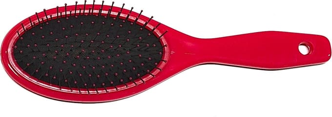 Rojafit - Pneumatische Haarborstel - Roserood - Afmeting: 21 cm. Lang x 6,5 cm. Breed