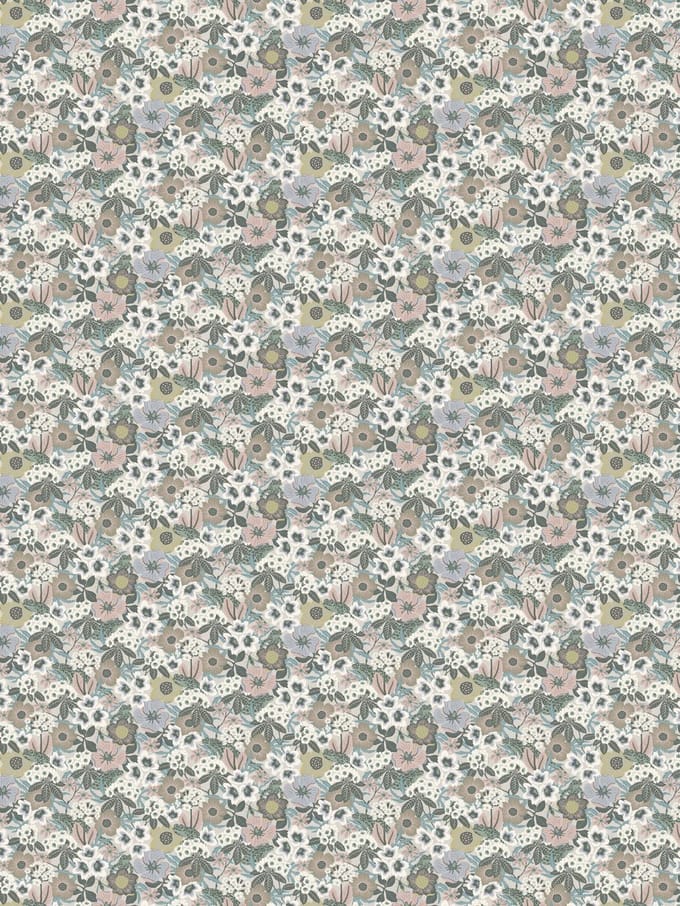 Boråstapeter Vliesbehang 2089 - Swedish Designers - Botanisch Beige - 49cm x 10.05m