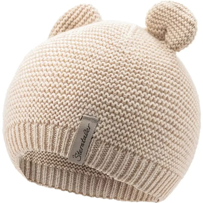 Gebreide muts met oortjes voor baby Sterntaler
