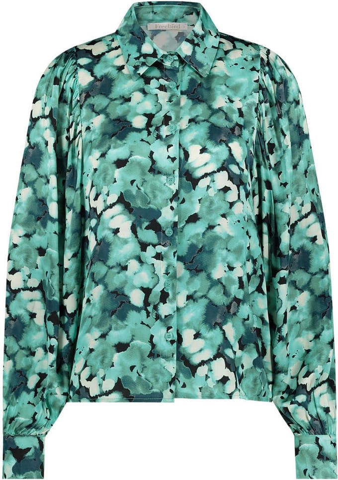 Freebird • groene blouse Kendall • maat L