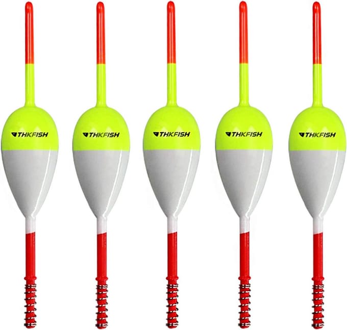Gevoelige Balsa Hout Visdobbers Set 5 Stuks voor Diverse Vissoorten