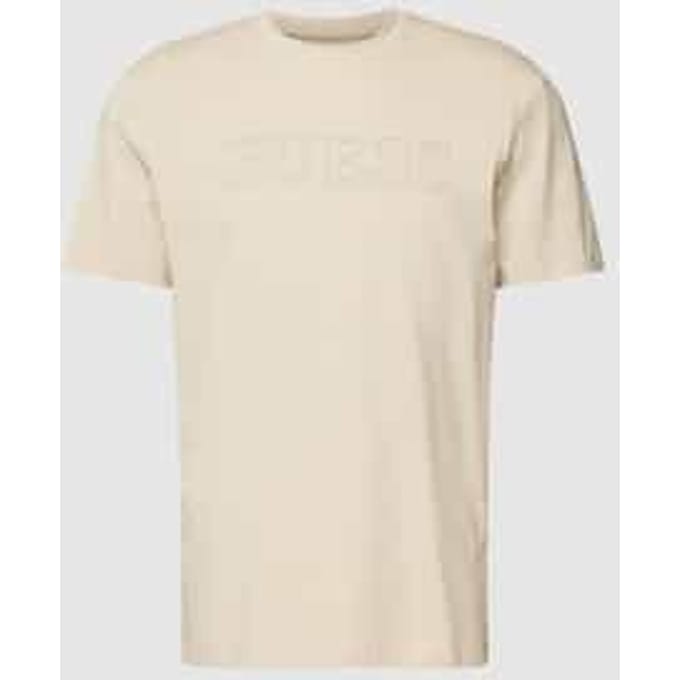 T-shirt met labelprint, model 'ALPHY'