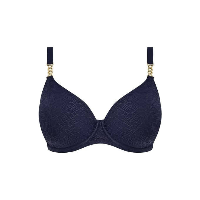 Fantasie - Azores Plunge Bikini Top Midnight - maat 75E - Blauw
