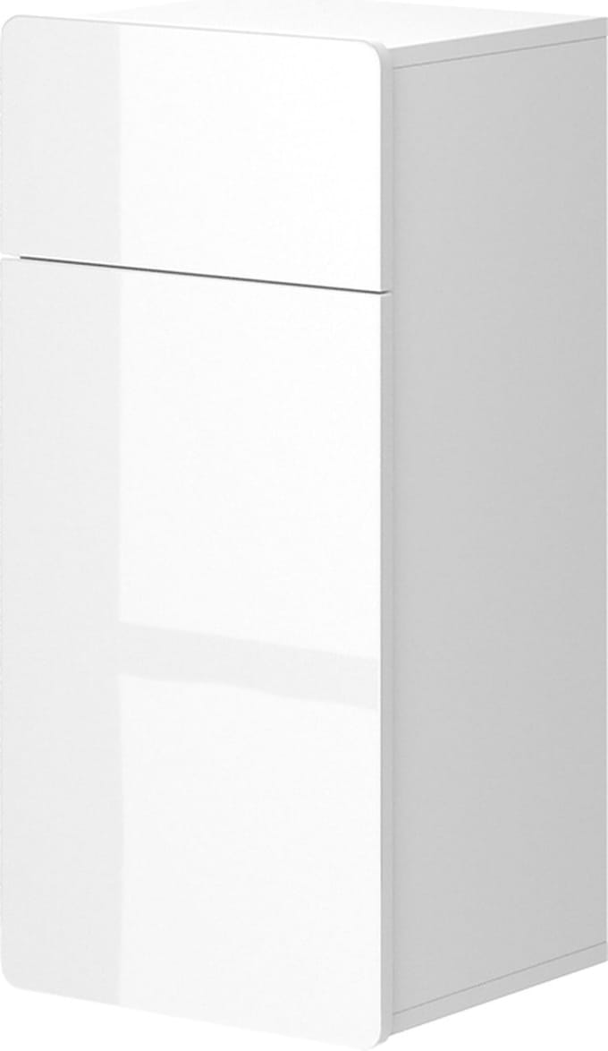 Vicco Izan Halfhoge kast – 36.6 x 76.6 cm met lade en deur Wit