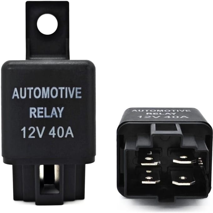 2 stuks universeel relais 12V, 40A, 4-pins Off-Road