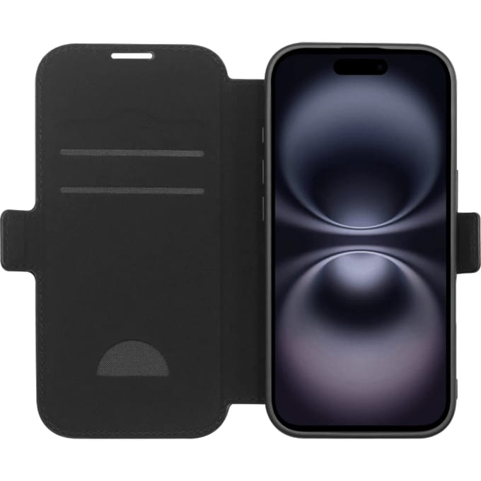 BlueBuilt Apple iPhone 17 Book Case Leer Zwart