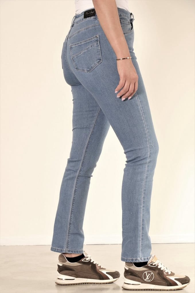 New Star - Memphis - Dames Regular-fit Jeans - Light Stone