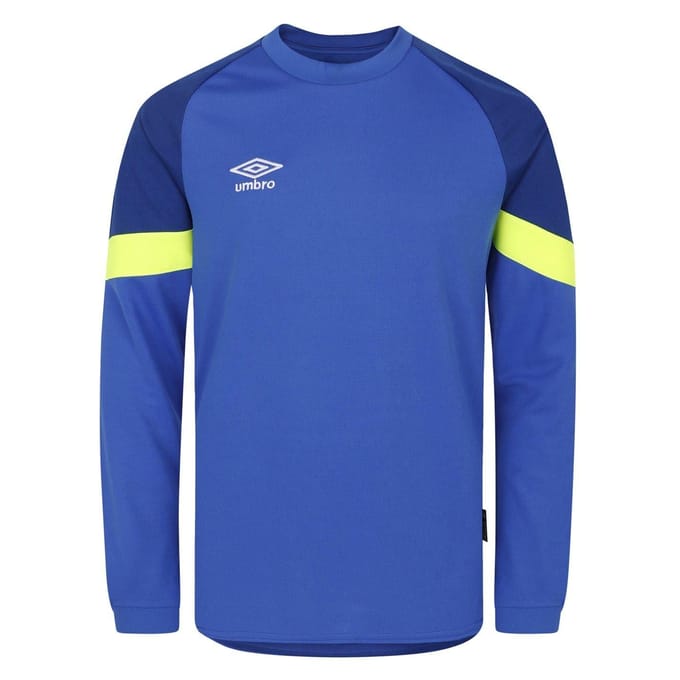 Umbro Raglan-keepersshirt voor kinderen (Oogverblindend Blauw)