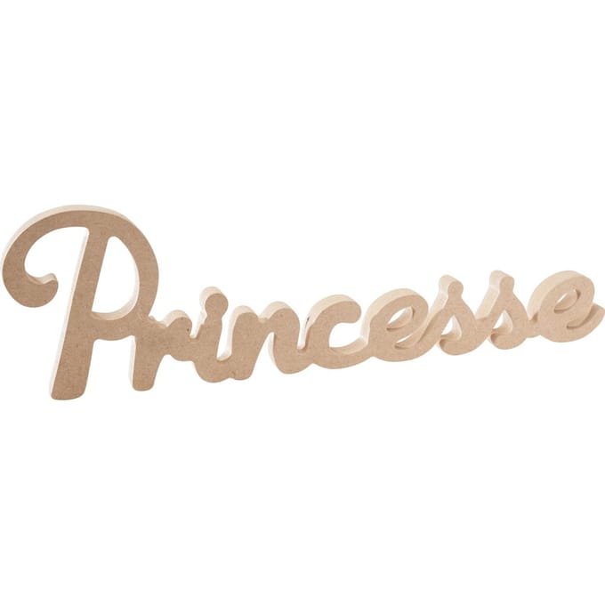 Belettering "Princesse"
