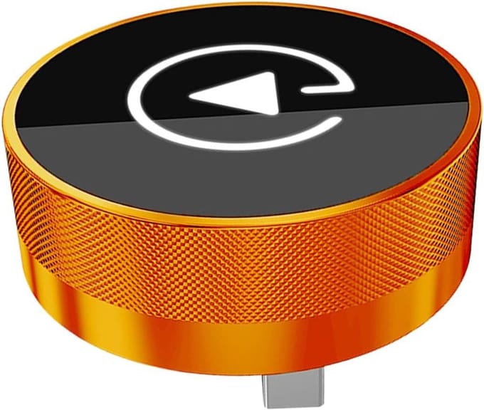 Draadloze Autoadapter - Converter Zenderontvanger - Scherm Spiegeling - Swift Response Technologie - 8 x 8 x 3 cm - Oranje
