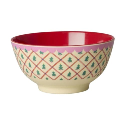 Rice melamine kom met kerstbomen, 700 ml