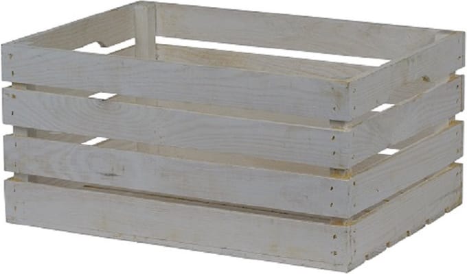 Houten Kist - Groot, Wit / Opbergkist / Geschenkverpakking / Gift / Kado
