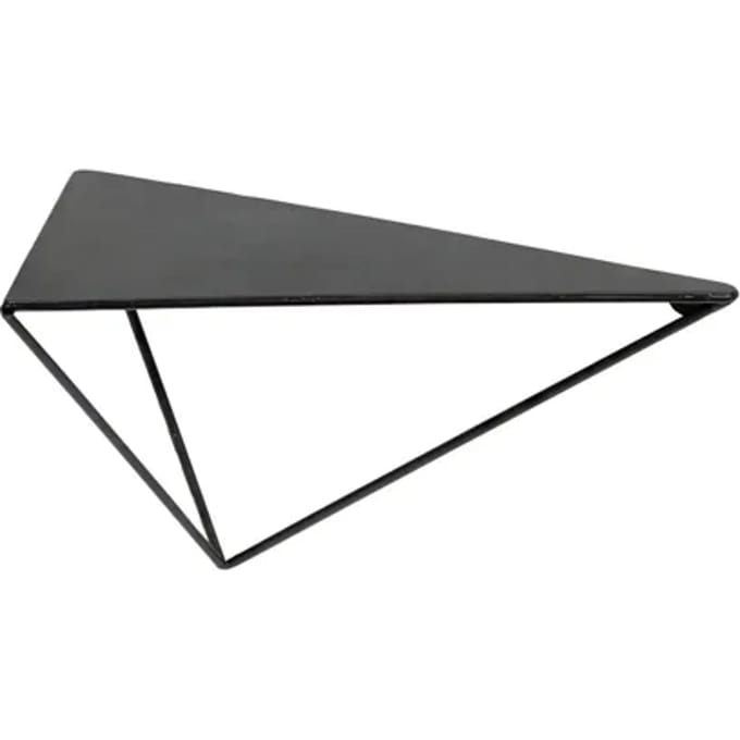 Duraline Wandplank Driehoek Mat Zwart 26x15x12,5cm