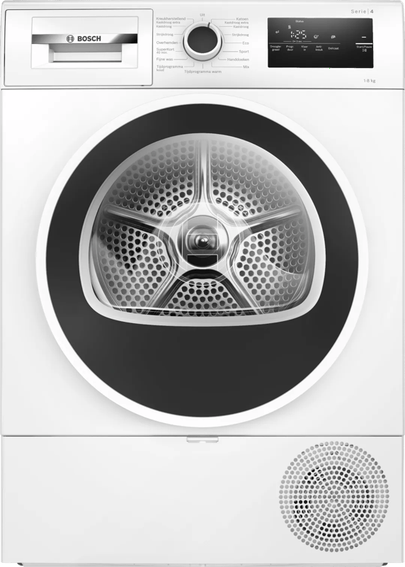 Bosch WTH8520CNL - Serie 4 - Wasdroger - Warmtepompdroger - 8 kg - Wit