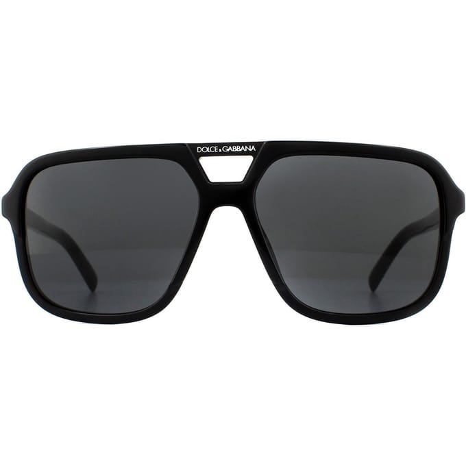 Dolce & Gabbana Zonnebril DG4354 501/87 Zwart Grijs Verloop
