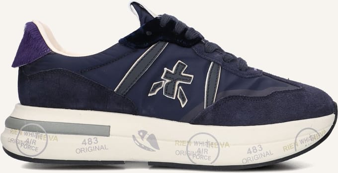Premiata Cassie Sneakers - Suède - Dames - Blauw - Maat 41