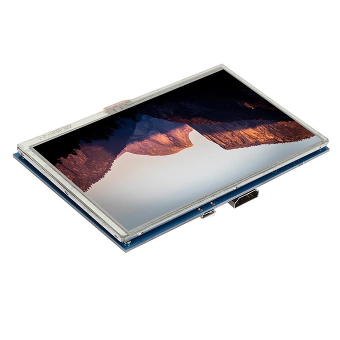 Écran tactile LCD HD HDMI 5 pouces pour moniteur Raspberry PI3 PI2B