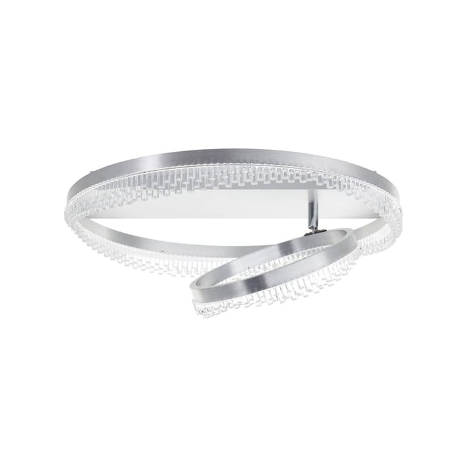 Brilliant Aurora plafondlamp, aluminium, Ø 61 cm, aluminium, CCT