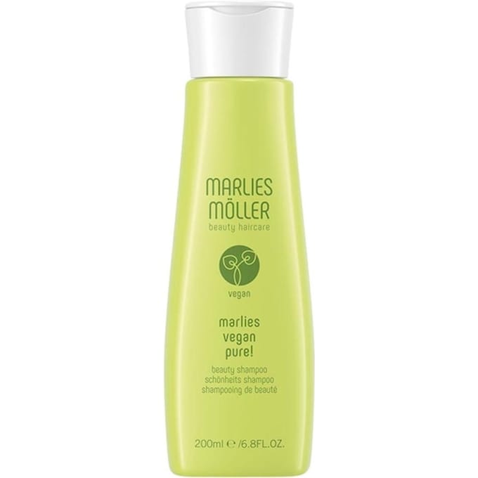 Marlies Möller Vegan Pure! Schoonheidsshampoo Shampoo zonder siliconen Dames 200 ml