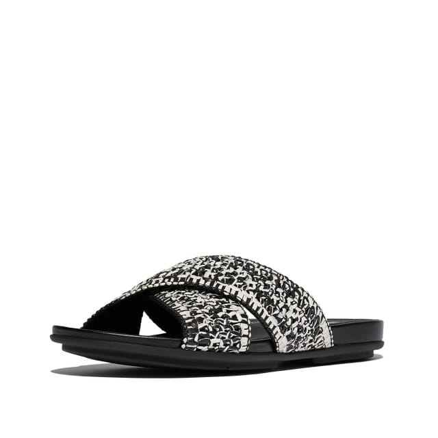 FitFlop Dames sandalen Gracie Woven Cross Slides JA8