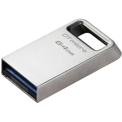 Kingston DataTraveler® Micro USB-stick Retail 64 GB Zilver DTMC3G2/64GB USB-A 3.2 Gen 1