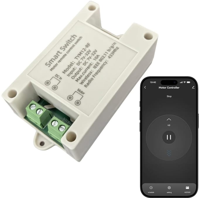 Draadloze Motorcontroller voor Lineaire Actuatoren en Lieren DC 7-32V