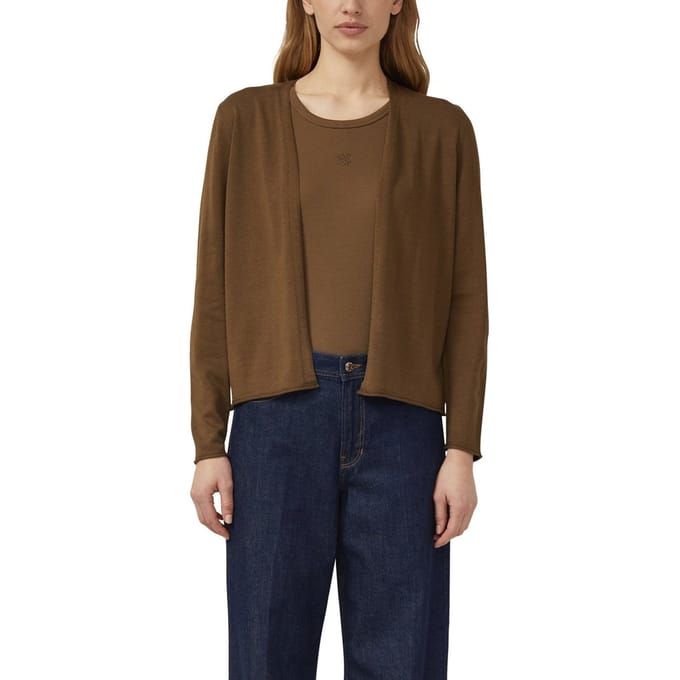 s.Oliver  Cardigan Dark Brown Größe: 34 | Leichte Jacken Outlet | Damen | Braun