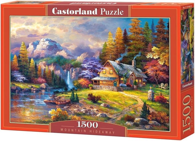 Kleurrijke 1500 stukjes Puzzel voor Jong en Oud - Mountain Hideaway
