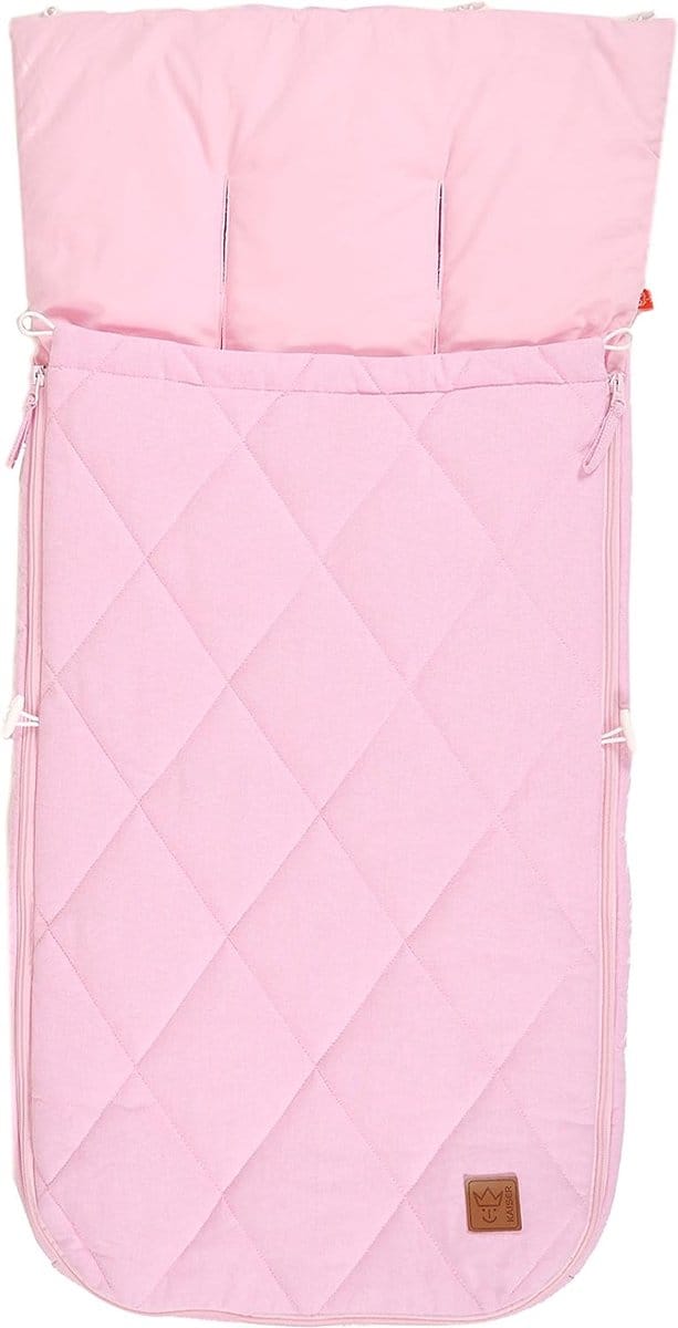 Zomer kinderwagen voetenzak Nikko, roze melange