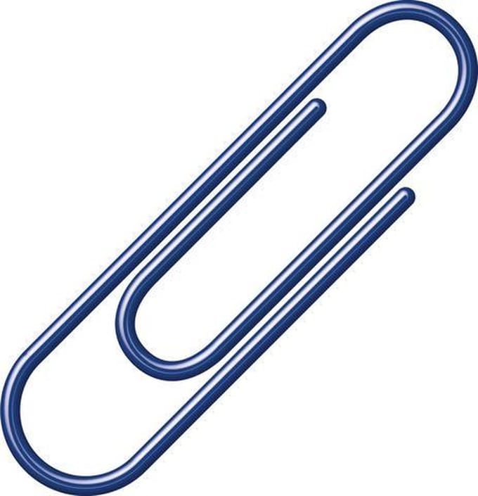 Paperclips Alco 26mm rond doos a 100 stuks donkerblauw