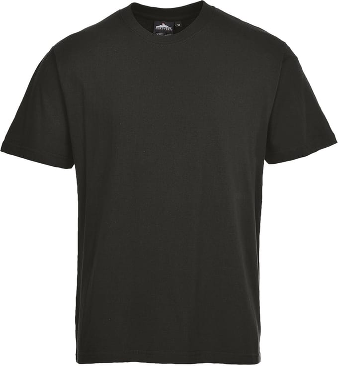 Portwest Turijn Premium T-Shirt B195 - Zwart - S