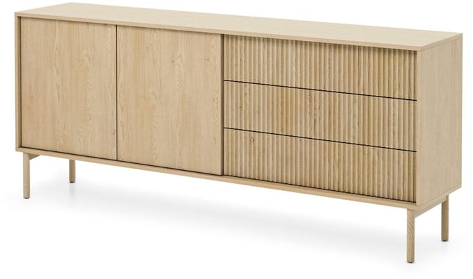 Selsey Tavo - Dressoir met 3 deuren, 3 laden, Cremona eiken, 187 cm