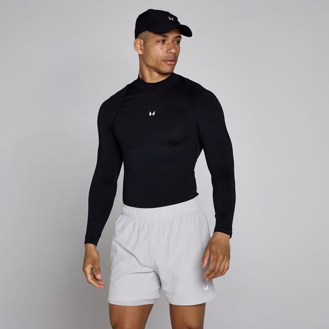 MP Men's Training High Neck Long Sleeve Baselayer - Zwart - S