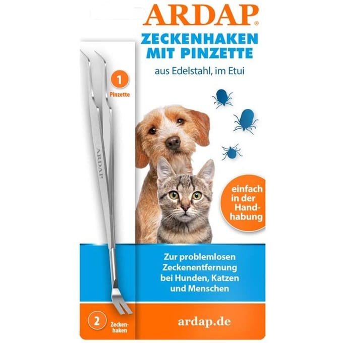 Ardap Tekentang met Pincet Roestvrij Staal