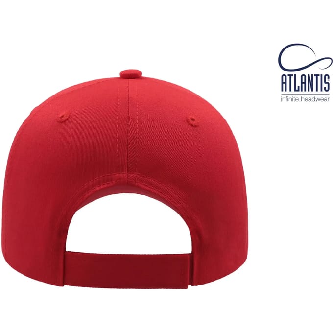 Atlantis Headwear Gear - Baseball Cap AT516 - Red - One size