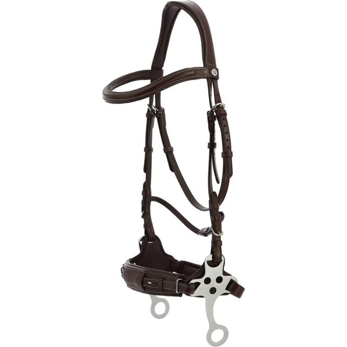 Norton Equestrian Compet Hackamore Hoofdstellen Bruin Full