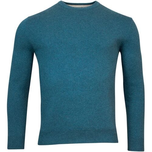 Baileys Trui Ronde Hals Single Knit Pima Cotton Raf Blue / male
