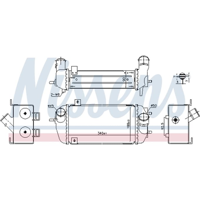 Intercooler NISSENS 961492