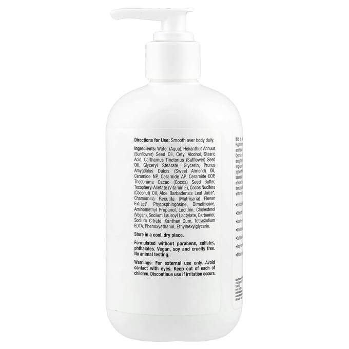 Mild By Nature, Roughness Relief Lotion, Fragrance Free, 355 ml (12 fl oz) white