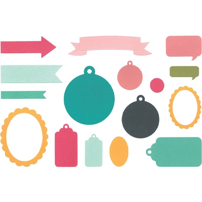 Sizzix Framelits Ponssjabloon "Banners, Tags & Labels"